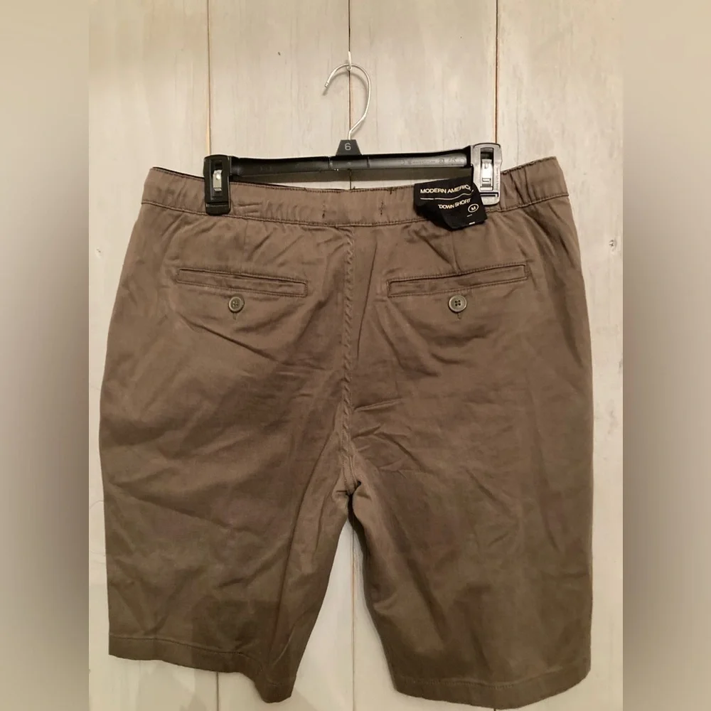 Modern‎ American Men's MD Lockdown Pull-On Shorts Vintage Army Green New
